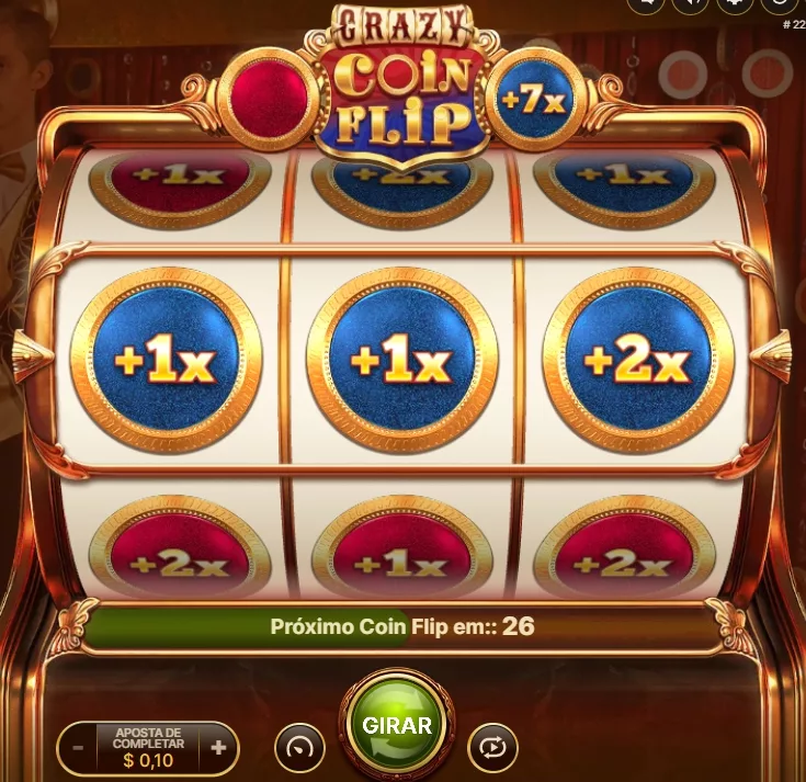 Como jogar Crazy Coin Flip como um exemplo