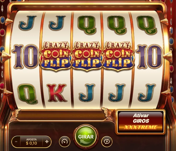 Como jogar Crazy Coin Flip como um exemplo